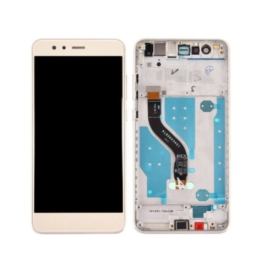 TOUCH+DISPLAY+FRAME HUAWEI P10 LITE DOURADO (SERVICE PACK 02352DFF/02352DKK) 